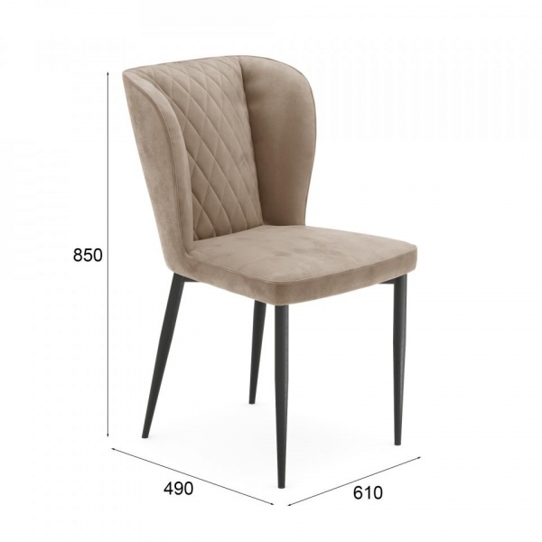 Стул Генри Чёрный / Barkhat-M 5