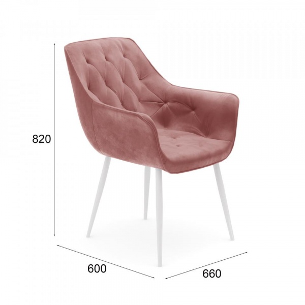 Стул Алан Белый / Barkhat-M 15