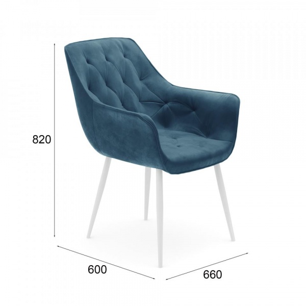 Стул Алан Белый / Barkhat-M 29