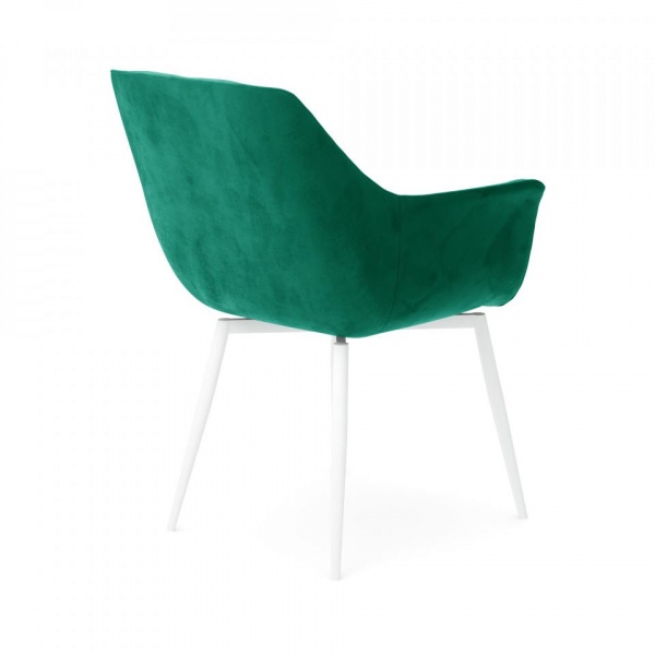 Стул поворотный Алан 360° Белый / Barkhat-M 19