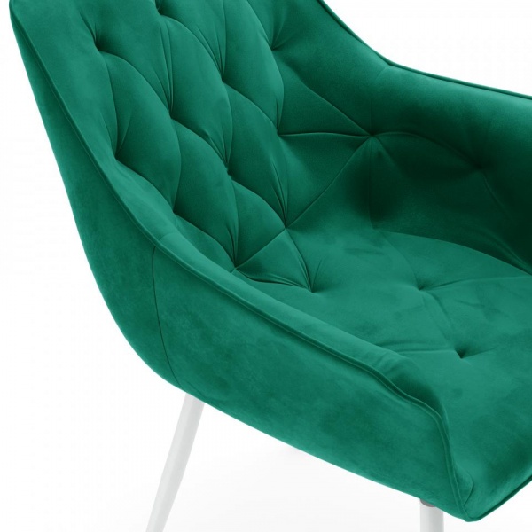 Стул поворотный Алан 360° Белый / Barkhat-M 19