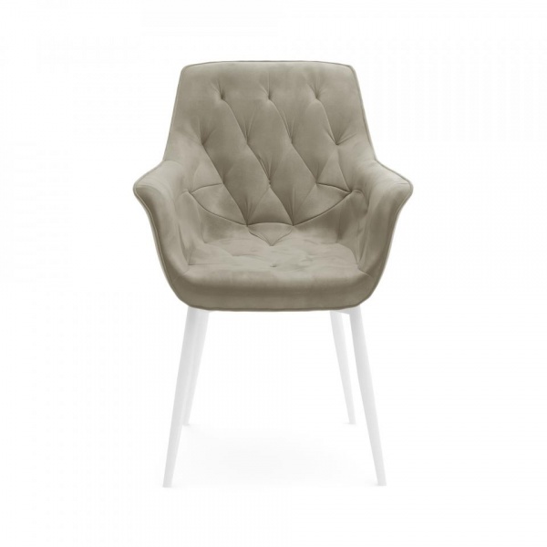 Стул поворотный Алан 360° Белый / Barkhat-M 25