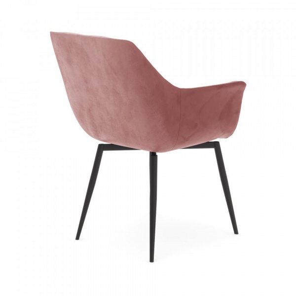 Стул поворотный Алан 90° Чёрный / Barkhat-M 15