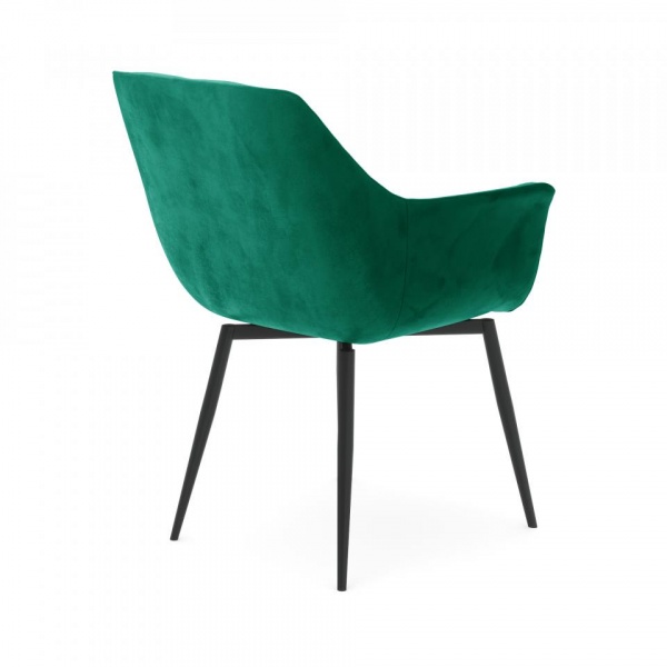 Стул поворотный Алан 90° Чёрный / Barkhat-M 19