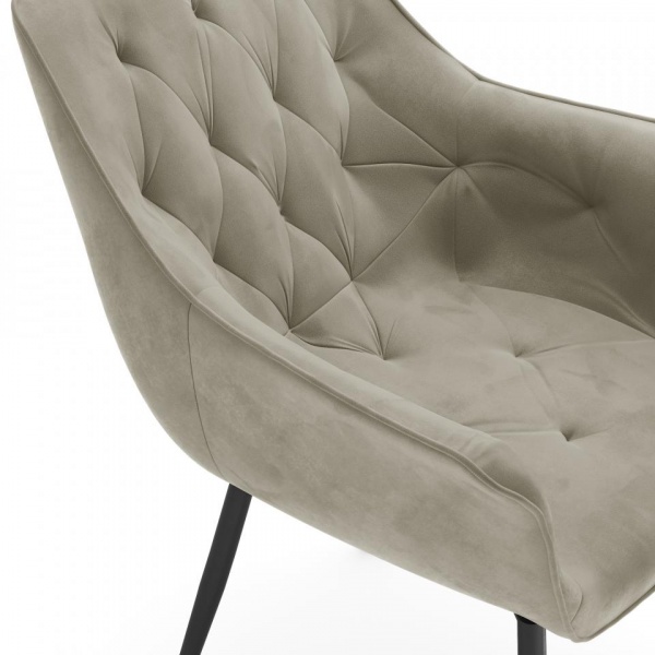 Стул поворотный Алан 90° Чёрный / Barkhat-M 25