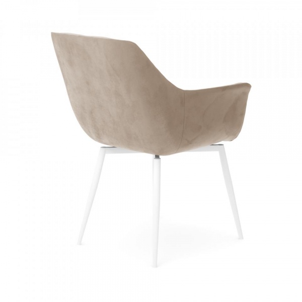 Стул поворотный Алан 90° Белый / Barkhat-M 5