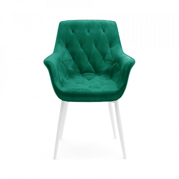 Стул поворотный Алан 90° Белый / Barkhat-M 19