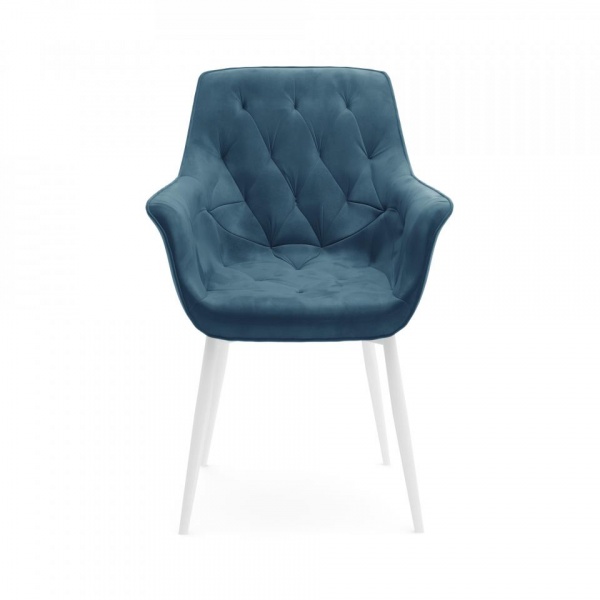 Стул поворотный Алан 90° Белый / Barkhat-M 29