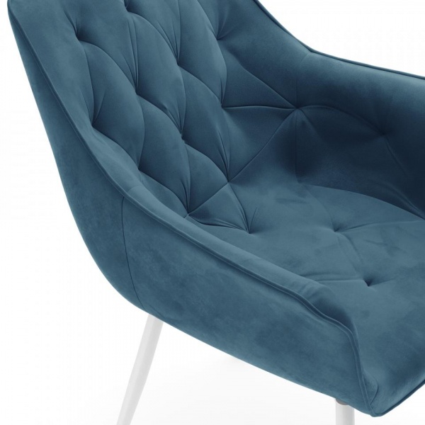 Стул поворотный Алан 90° Белый / Barkhat-M 29