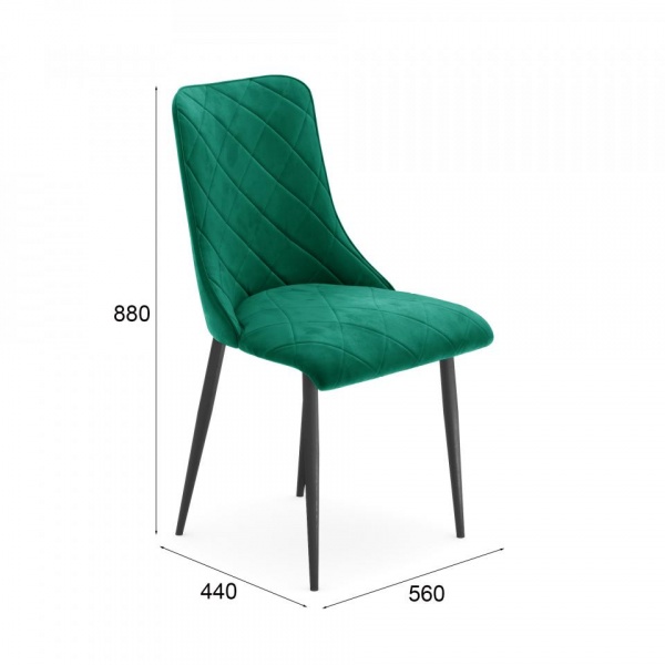 Стул Эдвин Чёрный / Barkhat-M 19