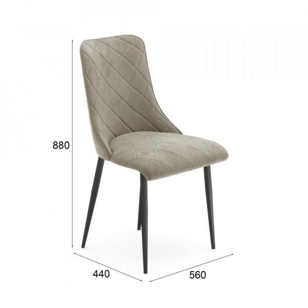 Стул Эдвин Чёрный / Barkhat-M 25