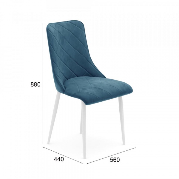 Стул Эдвин Белый / Barkhat-M 29