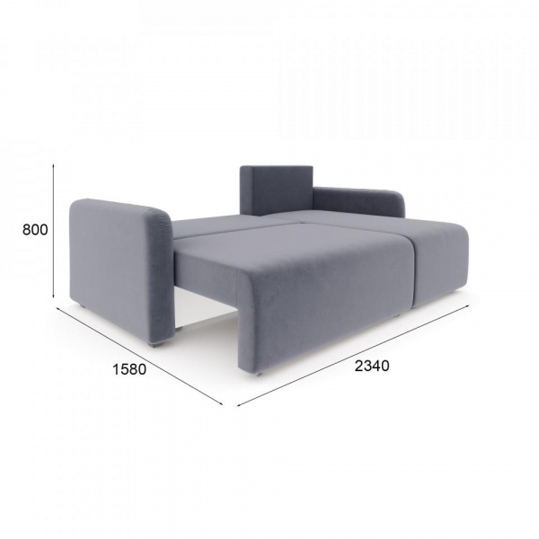 Диван угловой Фарелл Velutto 32 / Velutto 52 / Velutto 26