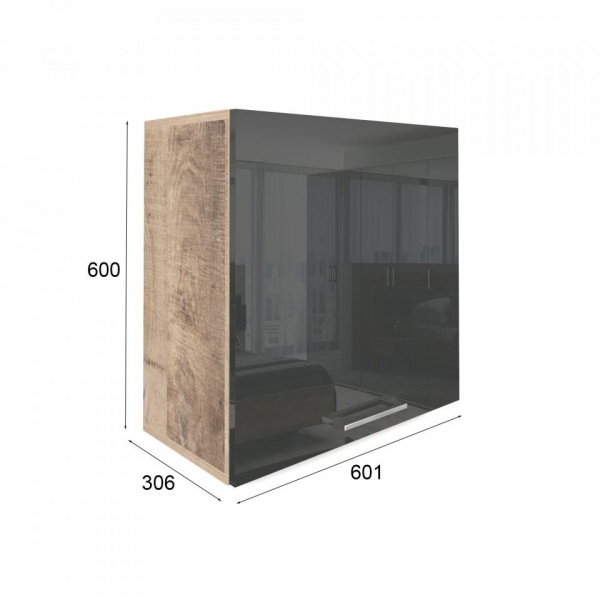 навесной шкаф в комнату