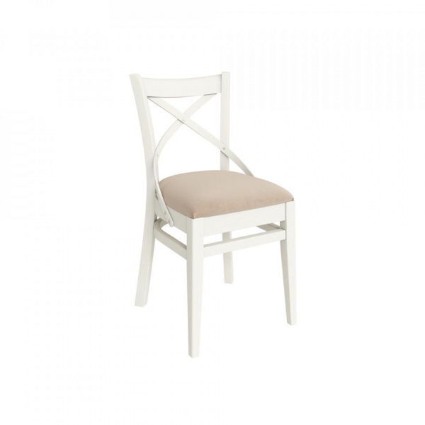 Стул Алиготе Эмаль белая / Velutto 04