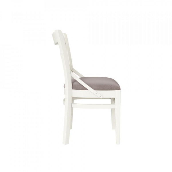 Стул Алиготе Эмаль белая / Velutto 08