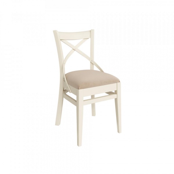 Стул Алиготе Эмаль слоновая кость / Velutto 04