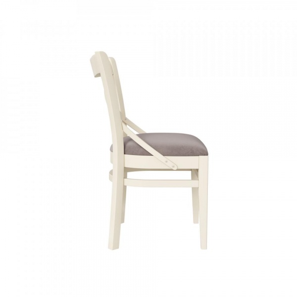 Стул Алиготе Эмаль слоновая кость / Velutto 08