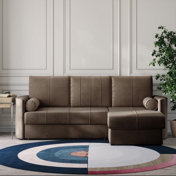 Диван угловой Амми Velutto 23 Вариант 2