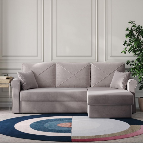 Диван угловой Имола Velutto 08 Вариант 2