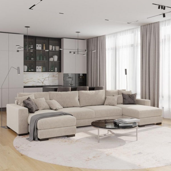 Диван угловой П-образный Лесли Formula 102