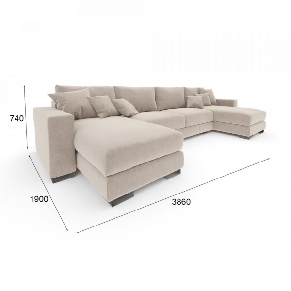 Диван угловой П-образный Лесли Formula 102