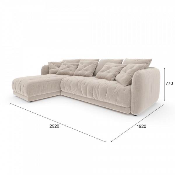 Диван угловой левый Хейли 2,9 Formula 102