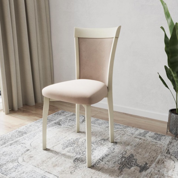 Стул Аллегре Эмаль слоновая кость / Velutto 04