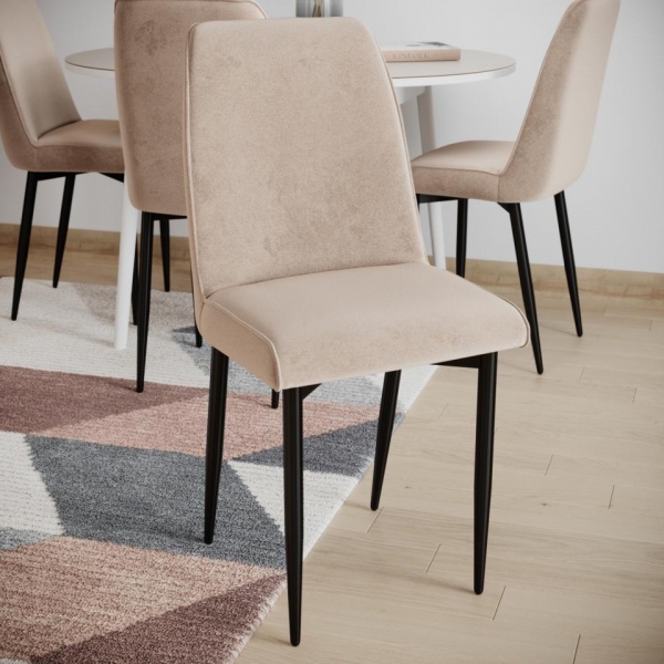 Стул Джонс Чёрный / Velutto 04