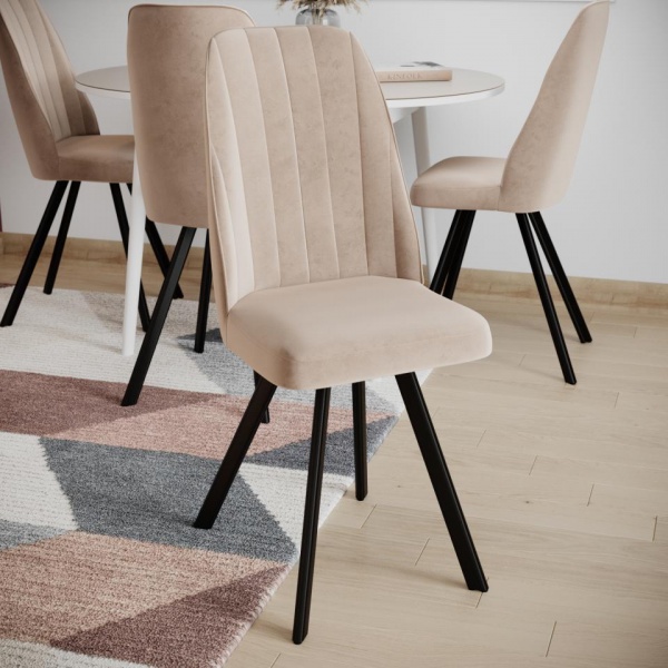 Стул Руфус Чёрный / Velutto 04