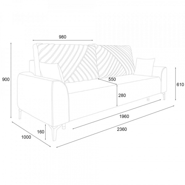Диван Аргос Formula 998